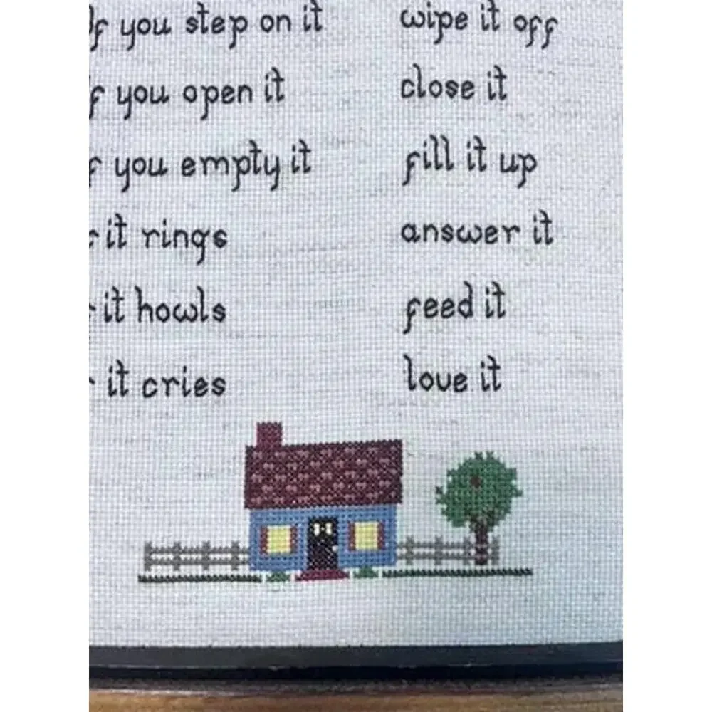 Framed Cross-Stitch 